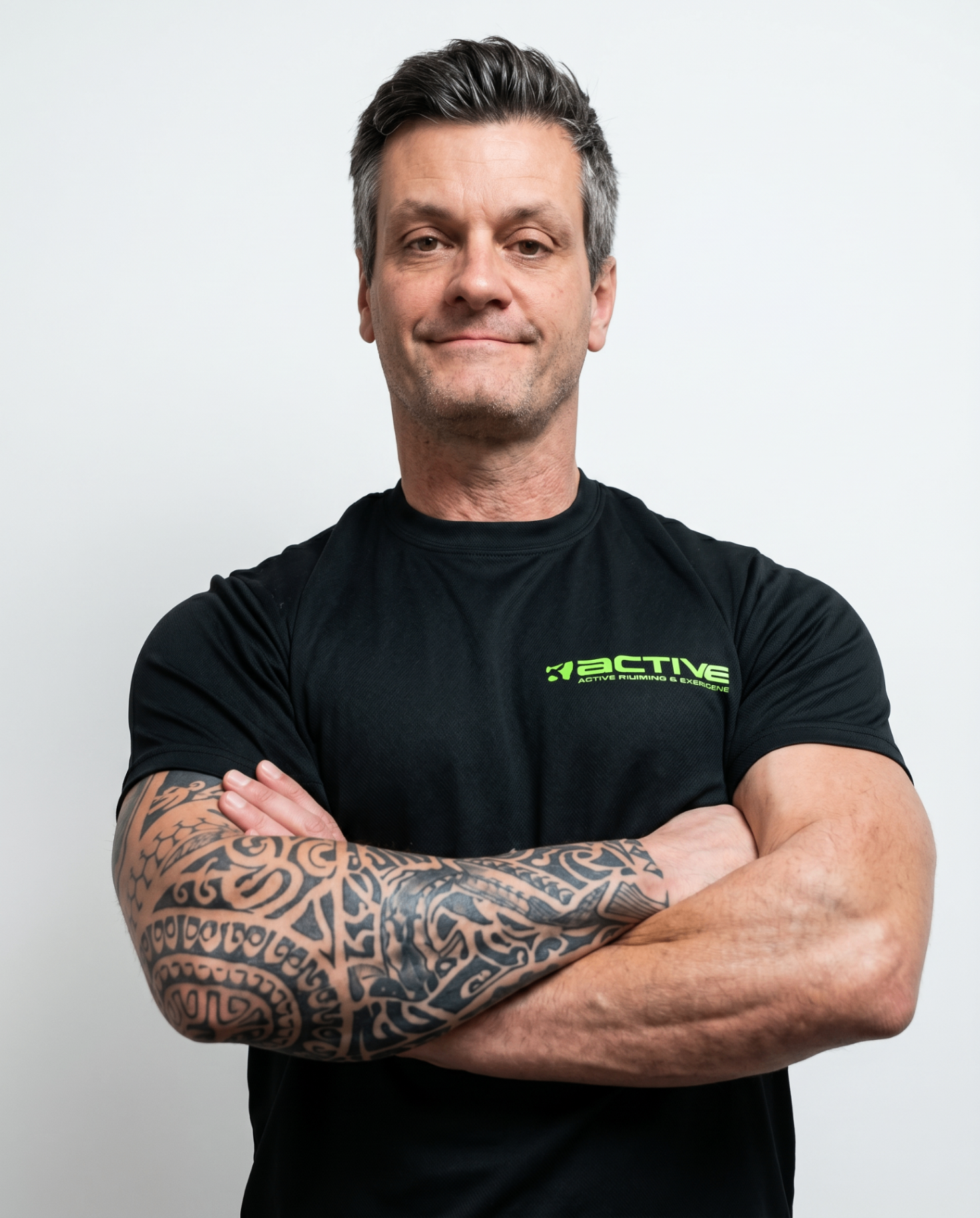 Simon McDonald, on-site physiotherapist